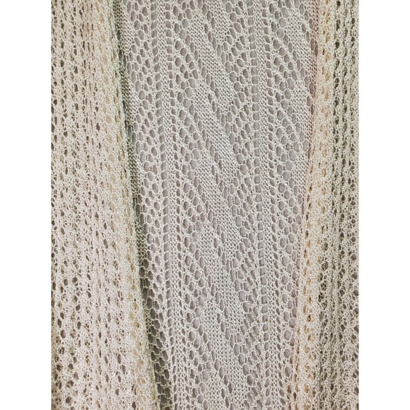 AVALIN Cardigan Womens Size Small Bone Open Knit Cap Sleeve Open Front - Picture 5 of 7